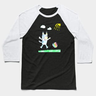 Bluey Kid Drawing Baseball T-Shirt